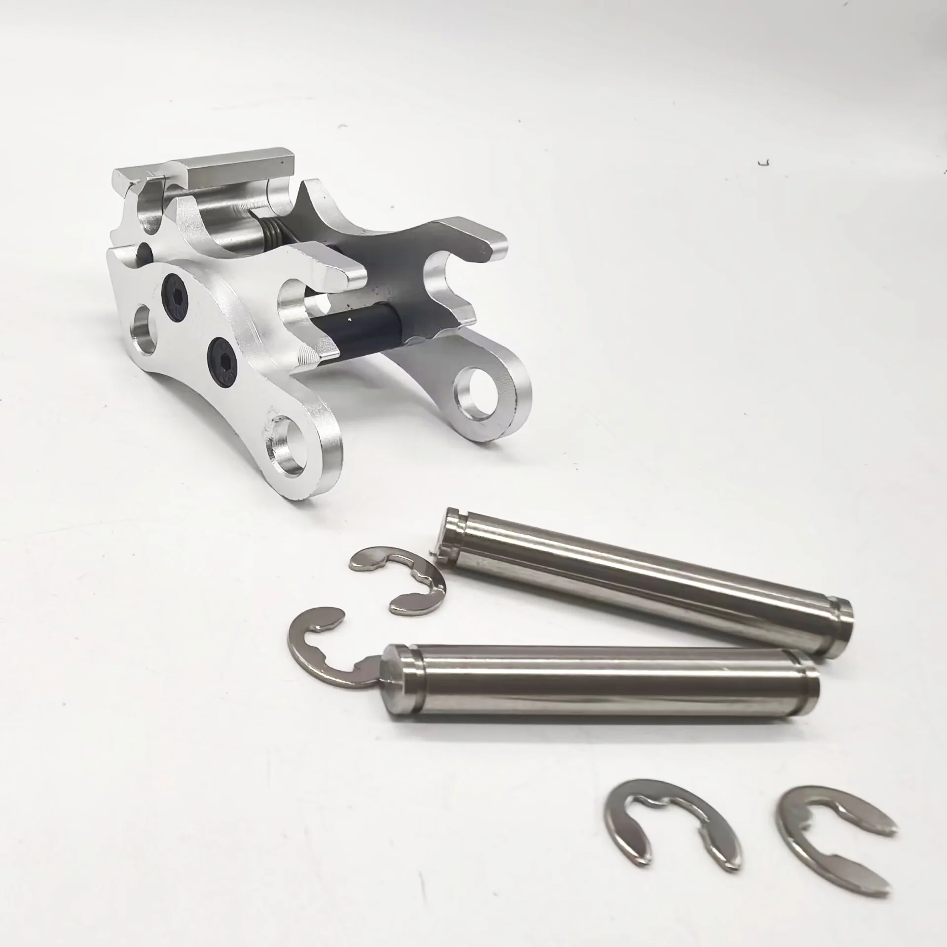 Double E EC160E Metall-Schnellwechsler/ Großer Baggerlöffel/ Greifer/ Hammer für 1:14 E010 E111 Hydraulikbagger-Modell RC-Autos – Detail 1