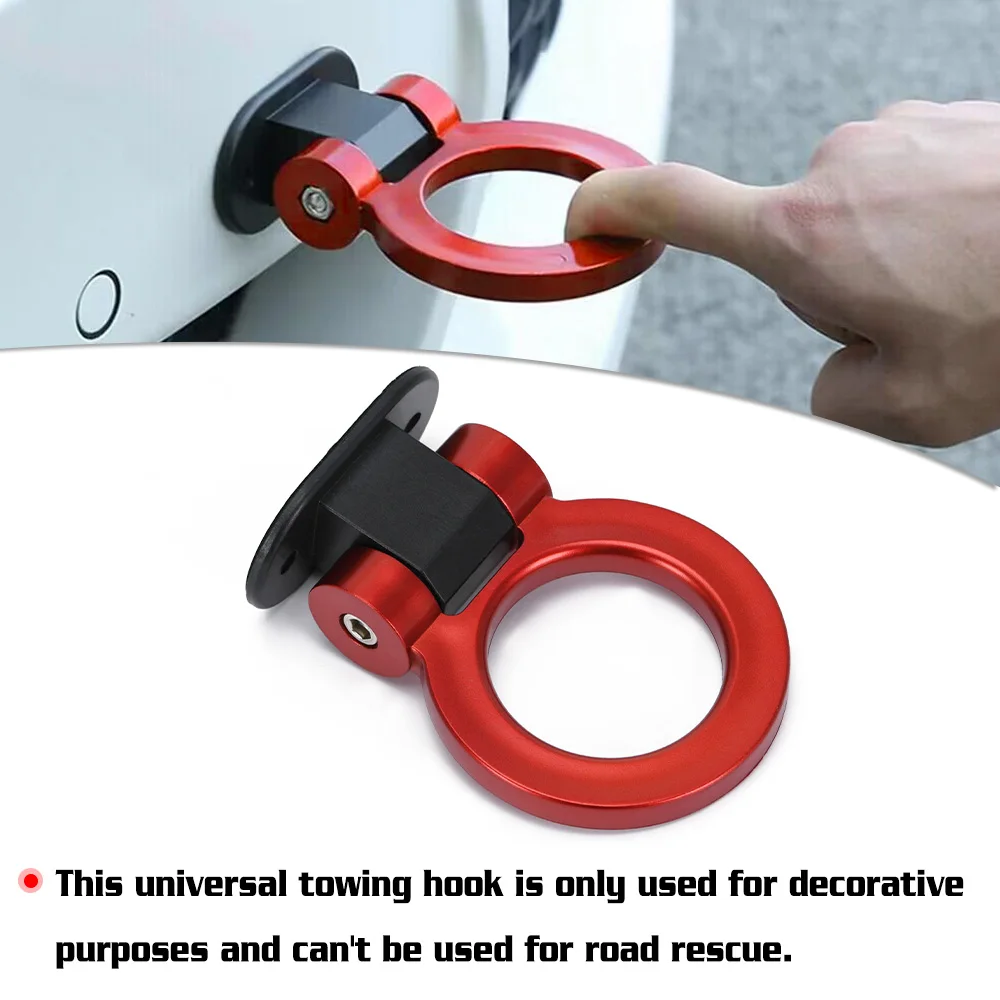 Universal ABS Bumper Car Sticker Adorn Car Simulation Tralier Tow Hook Kit Car Tow Strap/Tow Ropes/Hook/Towing Bars