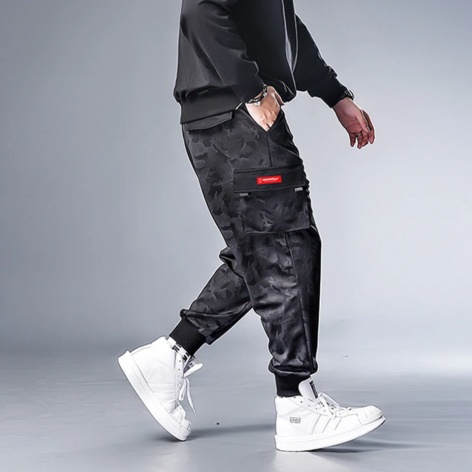 Camouflage Jogger Pants Men Plus Size 7XL Fashion Casual Camo Track Pants Elastic Waist Trousers Male Big Size 7XL