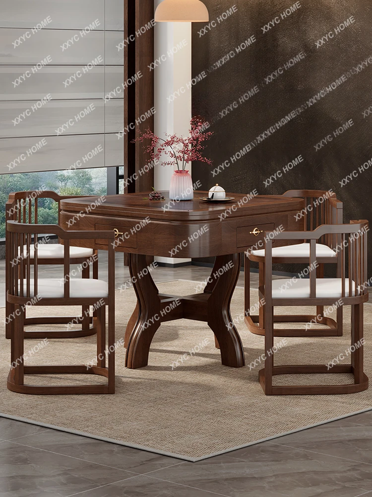 Machine Dining Table Dining Table Dual-Purpose in One Electric Mahjong Table Automatic Household Chess Table Bass Machine Hemp