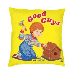 Good Guys Carpenter Cushion Cover Sofa Living Room Cartoon Child's Play Chucky Doll Square Pillow Cover 45x45cm