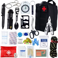 Botiquín de primeros auxilios de supervivencia, conjunto completo de supervivencia, equipo Molle para exteriores, kits de emergencia, bolsa para traumatismos, Camping, senderismo, aventuras IFAK EDC