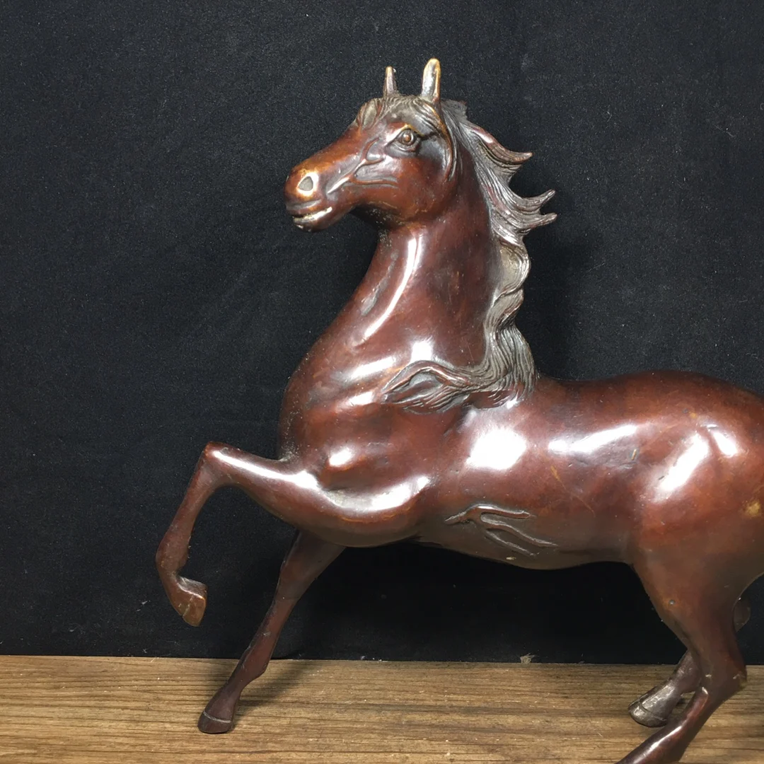 Pure Copper Pony ornaments with Exquisite Craftsmanship and Exquisite Appearance are Suitable for Decoration in Home Crafts