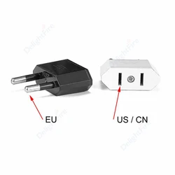 1 szt. Adapter podróżny gniazdka elektryczne EU JP CN od US do Euro gniazdo typu C adaptery wtykowe nas do konwertera gniazdo elektryczne ue