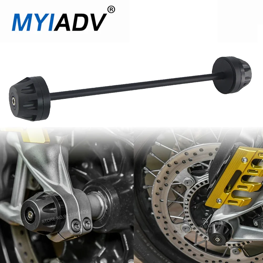 Motorrad Vorderrad Achse Gabel Crash Slider Stoßstange Schutz Für BMW R9T R nineT NINE T 9T reine Scramble 2014-2023 2024