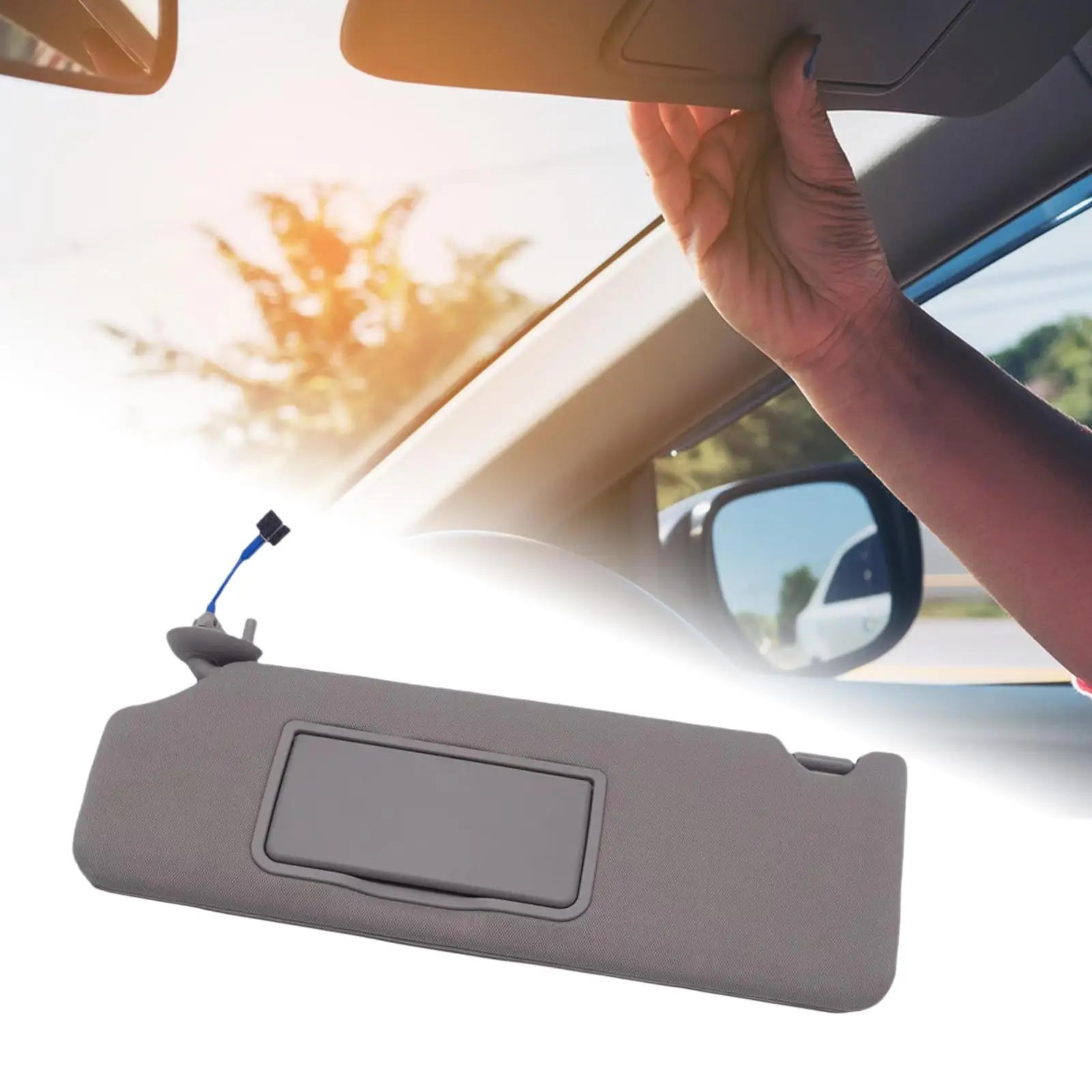Sun Visor Shade 83280TG7A12zb Auto Spare Parts Car Accessories Replacement Easy to Install Driver Left Gray for Honda Pilot