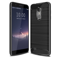 For LG X4 Plus X4+ Silicone Case Carbon Fiber Back Cover for lg x4 k30 Phoenix Plus LG Harmony 2 Soft Shockproof Phone Case