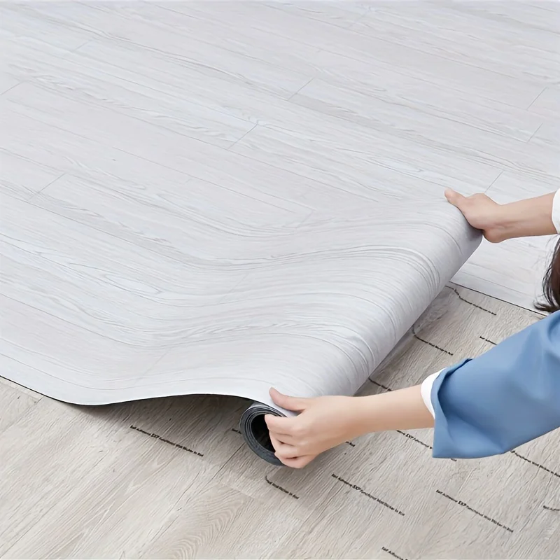 ورق جدران ثلاثي الأبعاد من الخشب الحبيبي القديم، أرضيات قابلة للتقشير واللصق، بلاط أرضيات مقاوم للماء، ملصق قابل للإزالة، 1 لفة 118 بوصة × 15.7 بوصة