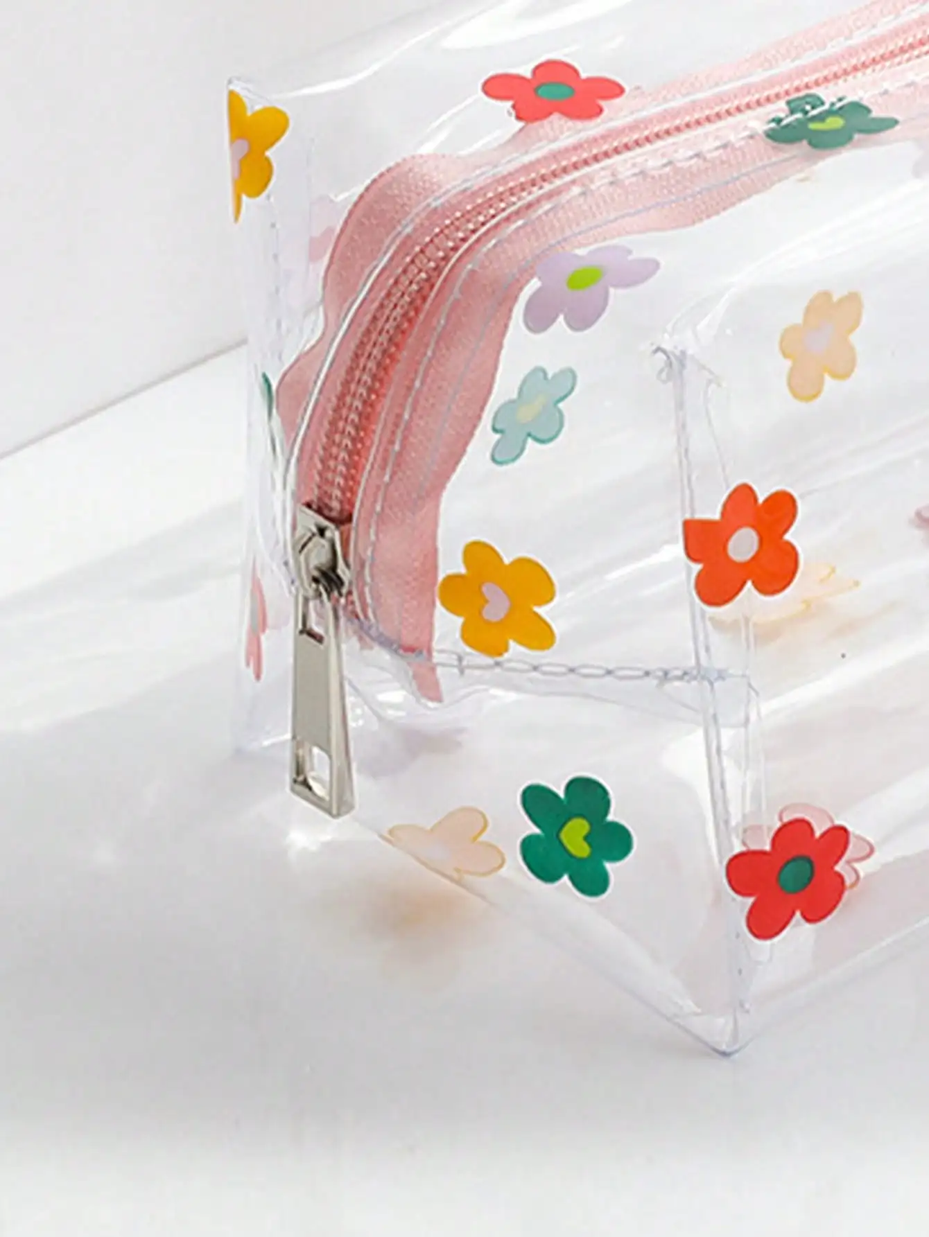 1 PC PVC Waterproof Makeup Storage Durable Transparent Cosmetic Bag Waterproof Portable Bathroom