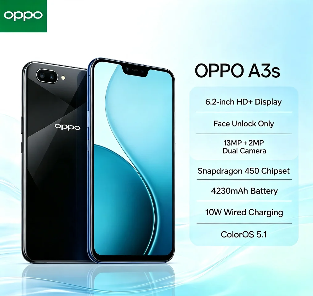Najnowszy model 2026 OPPO A3s  – Photography Sim recenzja i cena