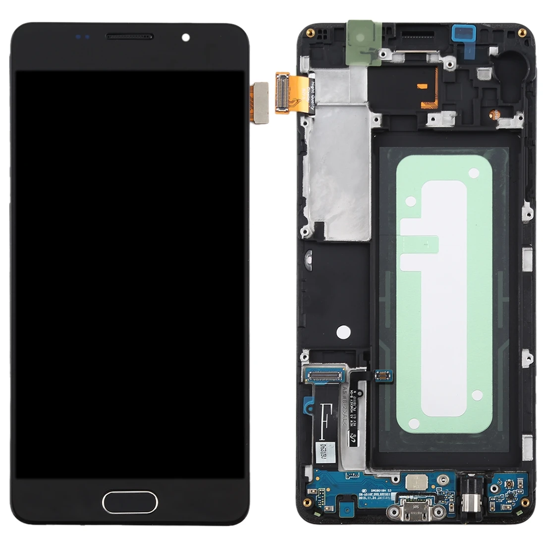 Schermo LCD TFT per Galaxy A5 (2016) / A510F Digitizer assemblaggio completo con cornice