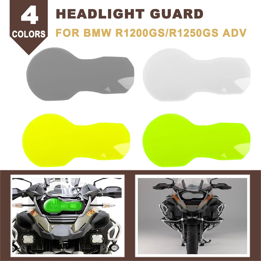 

Motorcycle Headlight Cover R GS 1200 1250 Headlamp Guard Shield Screen Lens Protector For BMW R1200GS R1250GS LC ADV Adventure