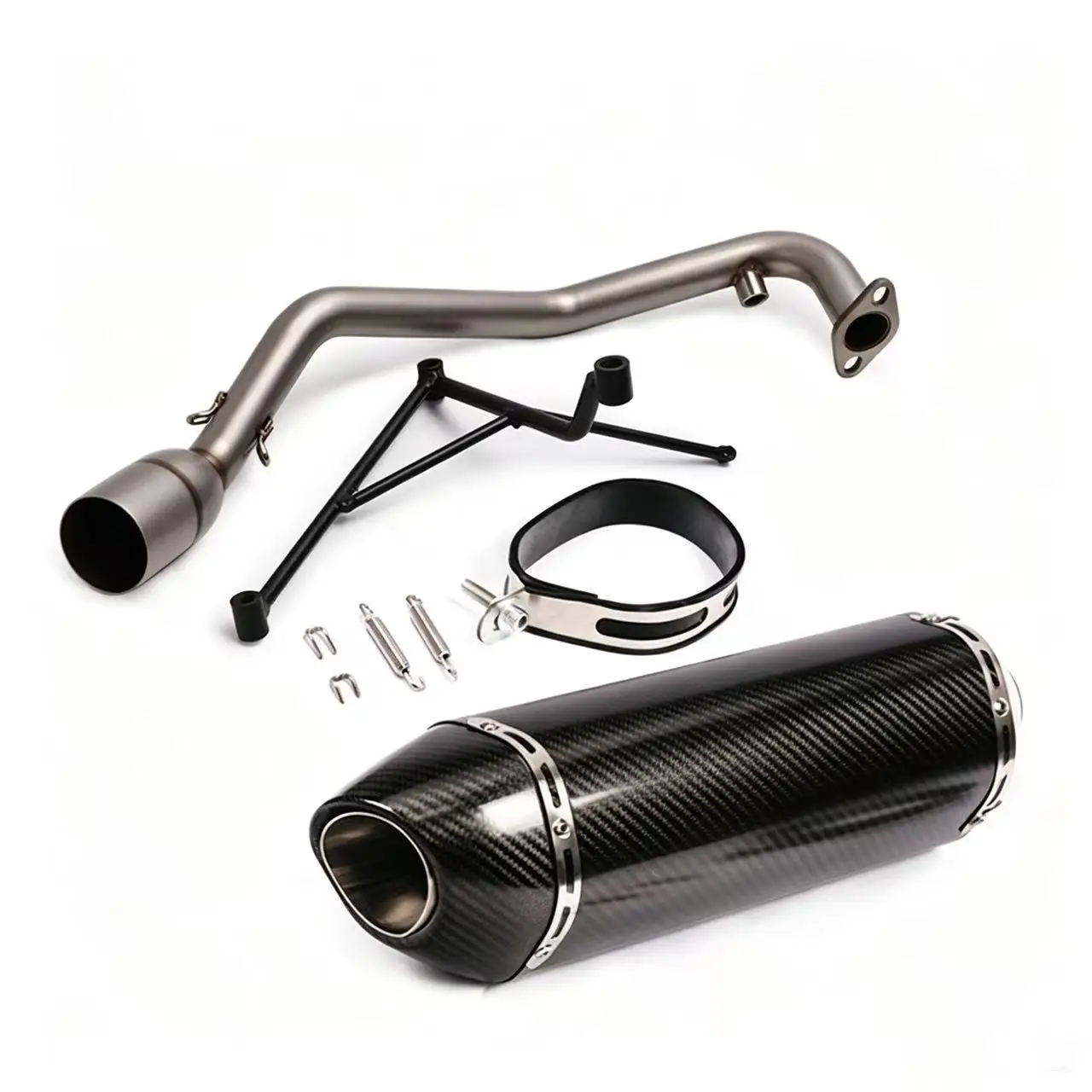 For Motorcycle Exhaust Pipe for Sym Jet X 125 / 150 / 200 Modified Front Exhaust Pipe image 3