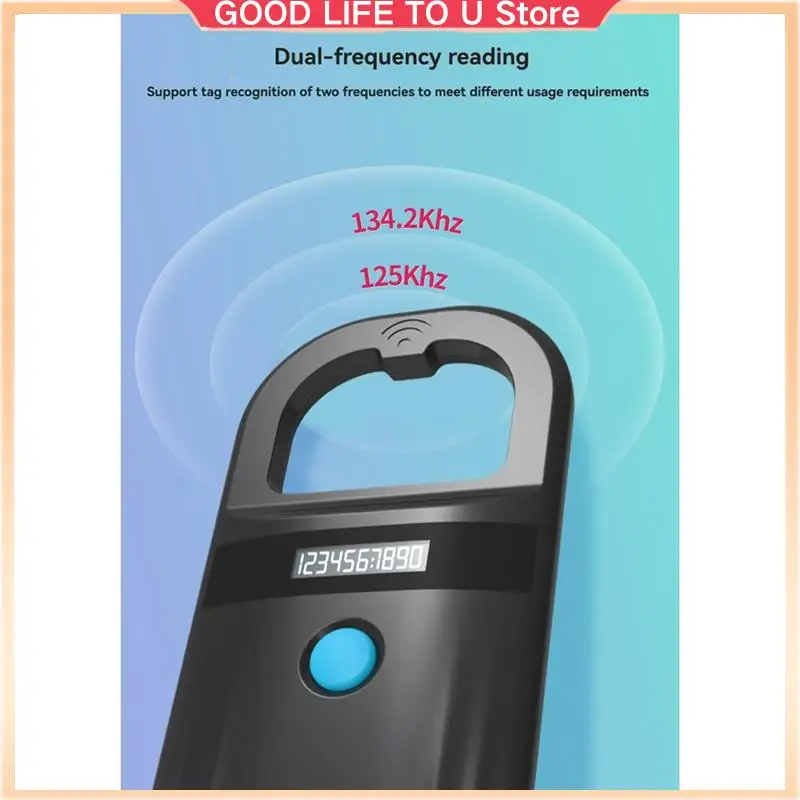 

Pet RFID Reader 134.2Khz 125Khz Dual-Frequency Pet Chip Scanner USB+Bluetooth Pet Cat Dog Chip For Animal Tag-ABGL