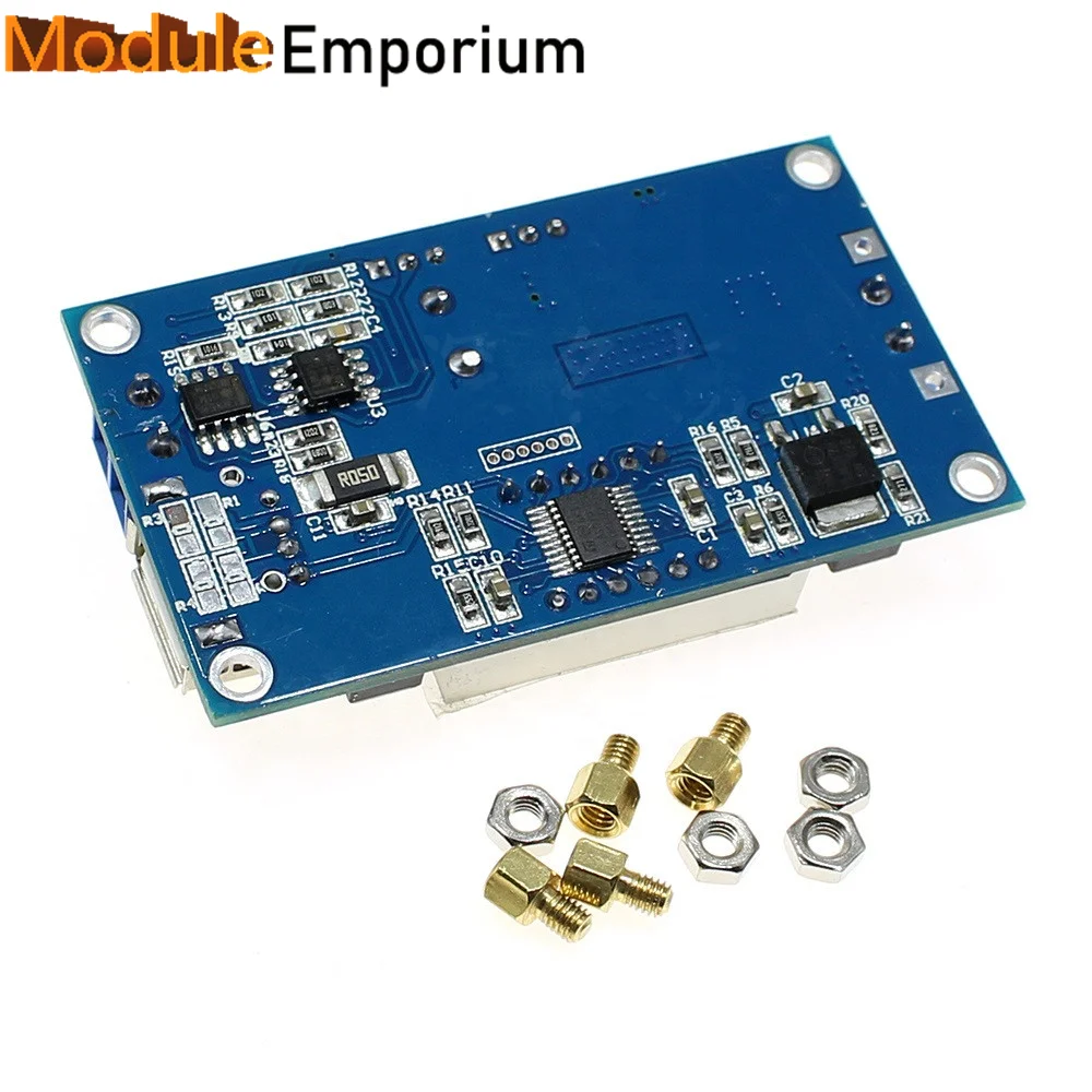 5A โมดูลจ่ายไฟแบบสเต็ปดาวน์กระแสคงที่แรงดันคงที่พร้อมจอแสดงผลพลังงานกระแสแรงดันไฟฟ้า LED ไดร์เวอร์แบตเตอรี่ลิเธียม