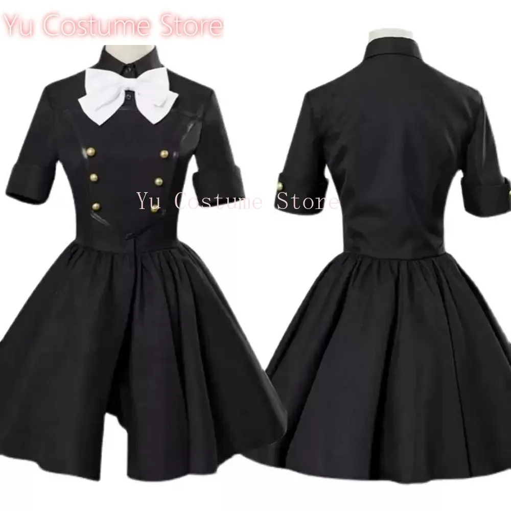 

Anime Astolfo Cosplay Costume Black Dress Formal Costume Halloween Party Set