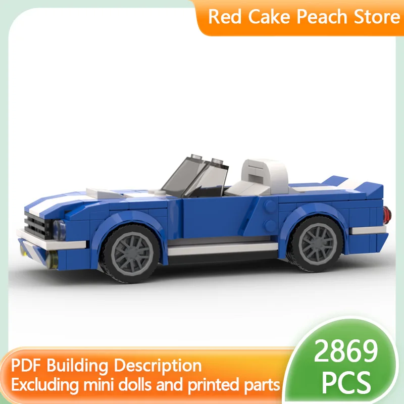 

Speed Racing Car Model MOC Building Bricks GT360 Convertible Car Modular Technology Children Holiday Gifts Assemble Toys Suit