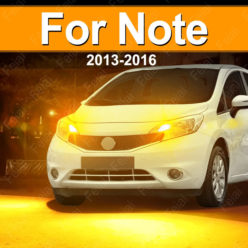 

For Nissan Note E12 Turn Signal LED Lights Indicator Bulb Amber 2013 2014 2015 2016 Note E12 Accessories Turn Signal LED Lamp