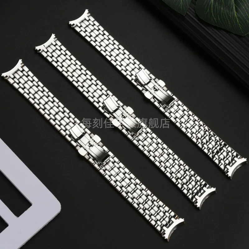 Stainless steel bracelet for Longines magnificent watch strap L4.921/L4.805 metal watch strap men's precision wristband 18 20mm