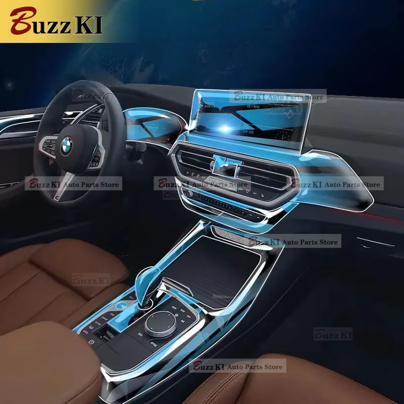 

For 2022-2023 BMW X3 Navigation Central Control Car Film Interior Accessories TPU Transparent Plastics Protector Film Refit