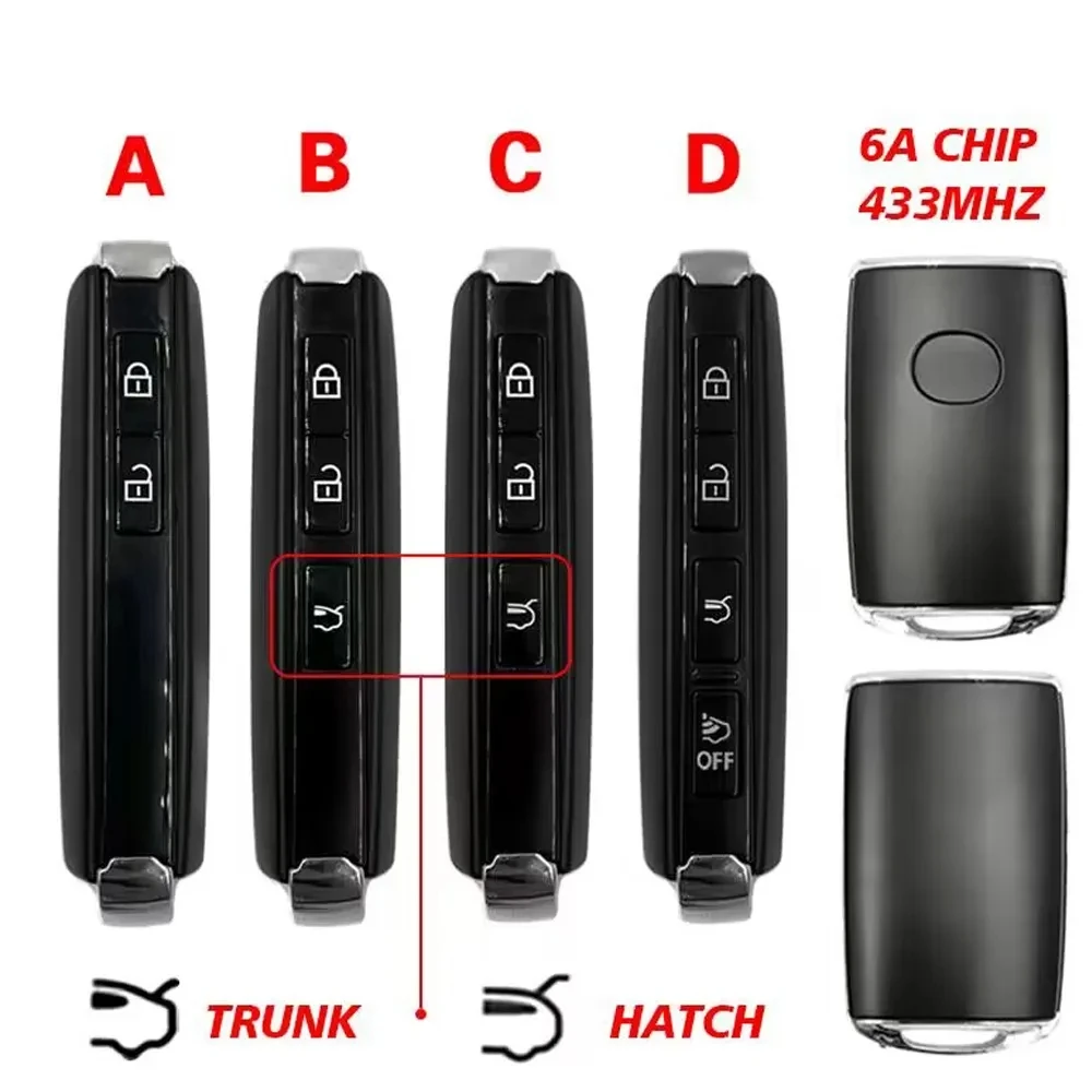 SKE11E-01 WAZSKE11E-01 KEYECU dla Mazda 3 Mazda3 M3 CX-30 CX30 2020 2021 + karta inteligentna 433MHz 6A klucz chipowy pilot zdalnego sterowania