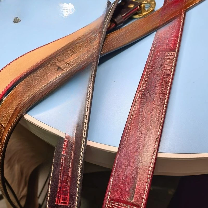 حزام الحزام المتوحش، هدية عيد ميلاد عيد الحب من الجلد الراقية #5