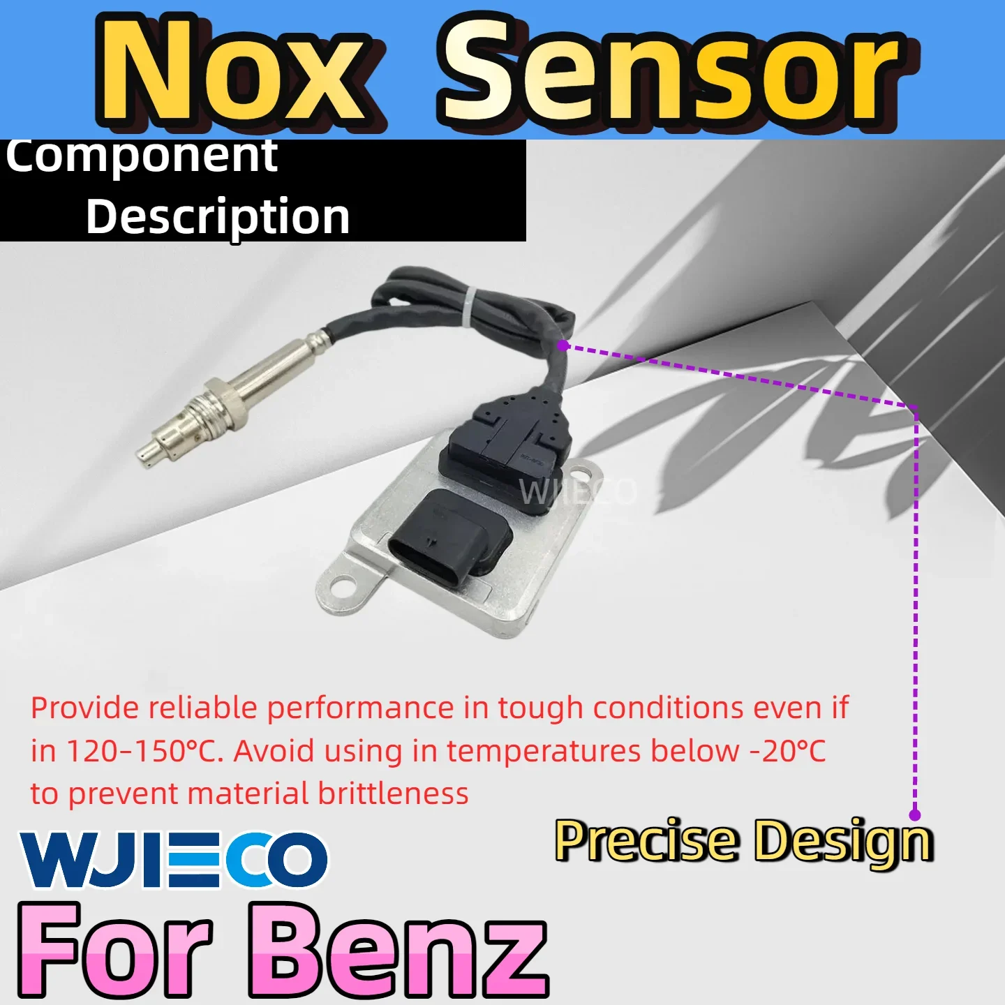 A0009052519 الأصلي الجديد النيتروجين الأكسجين NOx الاستشعار 12 فولت لمرسيدس بنز W222 V222 X222 GLC W205 0009052519
