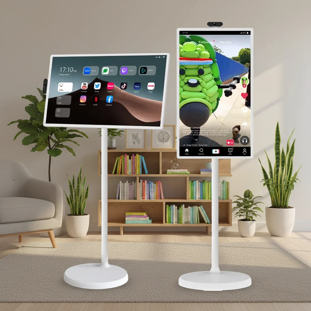 

Smart Portable Full HD Touch Screen Android 12 Smart TV LED Backlight Interactive High Brightness Display