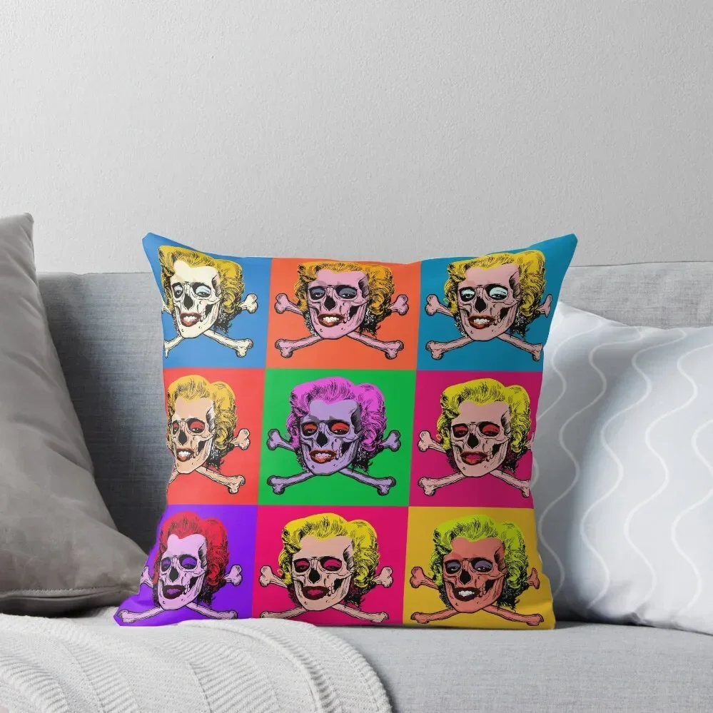 

Masterpiece Skull Warhol Throw Pillow Cushion Cover For Sofa Cushions Cover Christmas Pillow Cases pillow