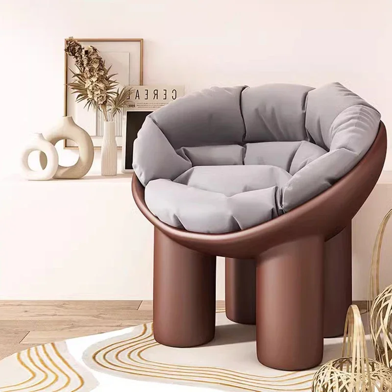 Lazy Sofa Lounge Living Room Chairs Designer Accent Plastic Single Chairs Meditation Relax Reading Krzesła Bed Room Furniture