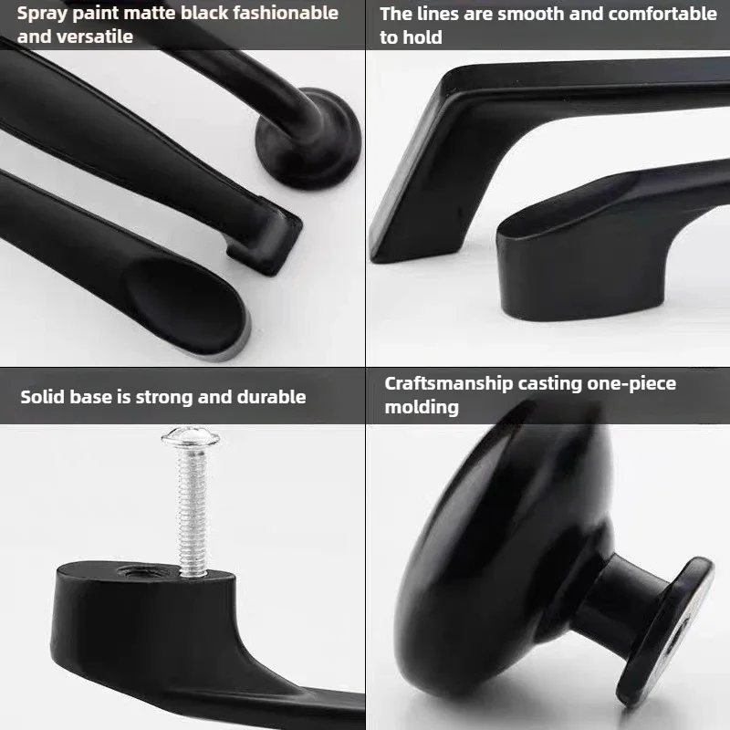 مقابض الأثاث سبائك الألومنيوم! متخصصة في خزائن المطبخ والأدراج. تصميم حديث بسيط يناسب جميع أنواع الخزانات." #4