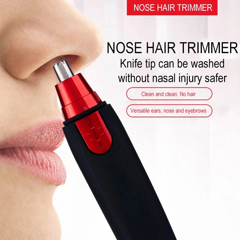 Battery-Powered 3-in-1 Grooming Trimmer – For Nose, Eyebrow & Ear Hair, Versatile All-in-One Tool