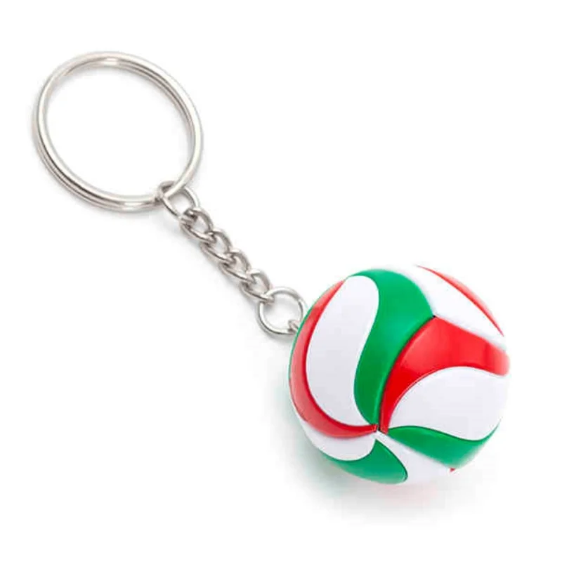 Volleyball-Schlüsselanhänger – verschiedene Farben – Sport-Souvenir, Volleyball-Partygeschenke, Taschendekoration, Schlüsselanhänger für Rucksäcke, Autoschlüssel – Detail 6