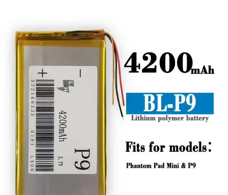 For Mobile Phone Battery Tecno Battery Phantom Pad Mini BL-P9 Battery