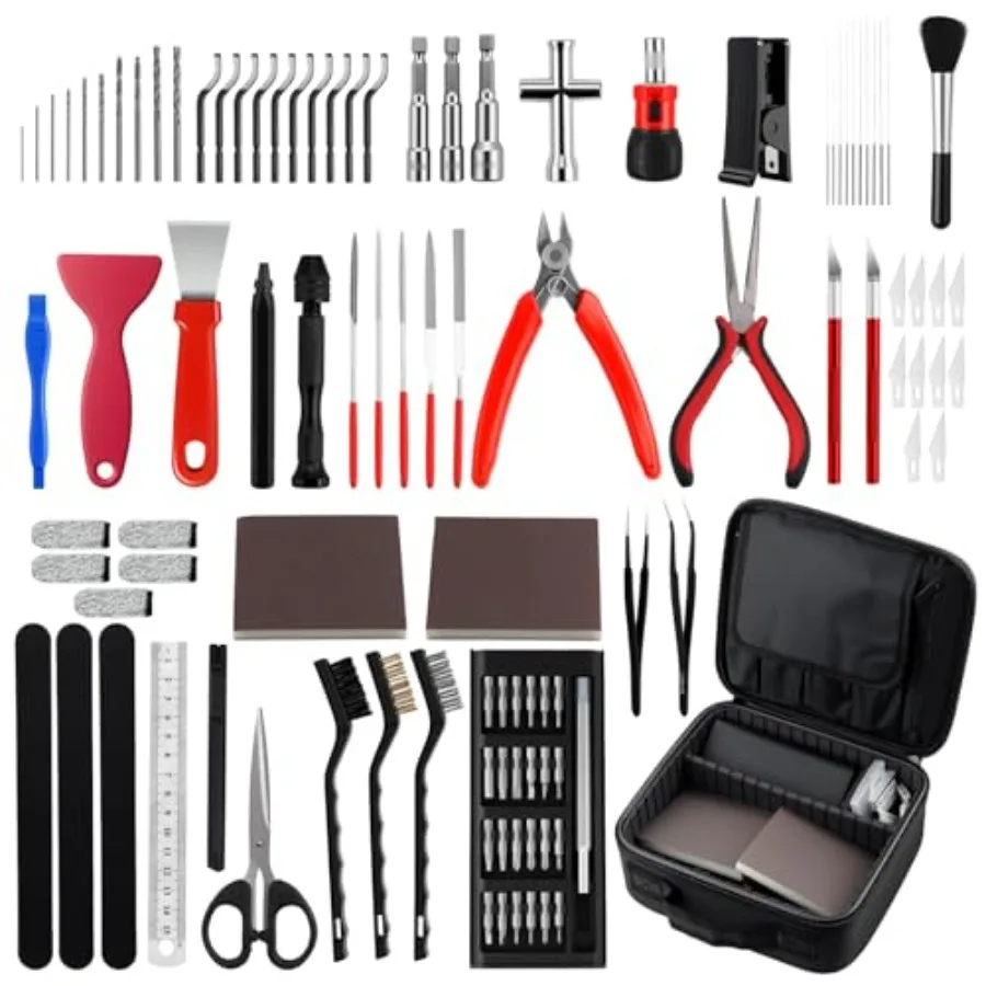 

KAMTOP PCS 3D Printer Tool Kit 3D Printing Accessories Durable Metal Tools for Beginners and Pros Deburring Tool 3D Printing 3D