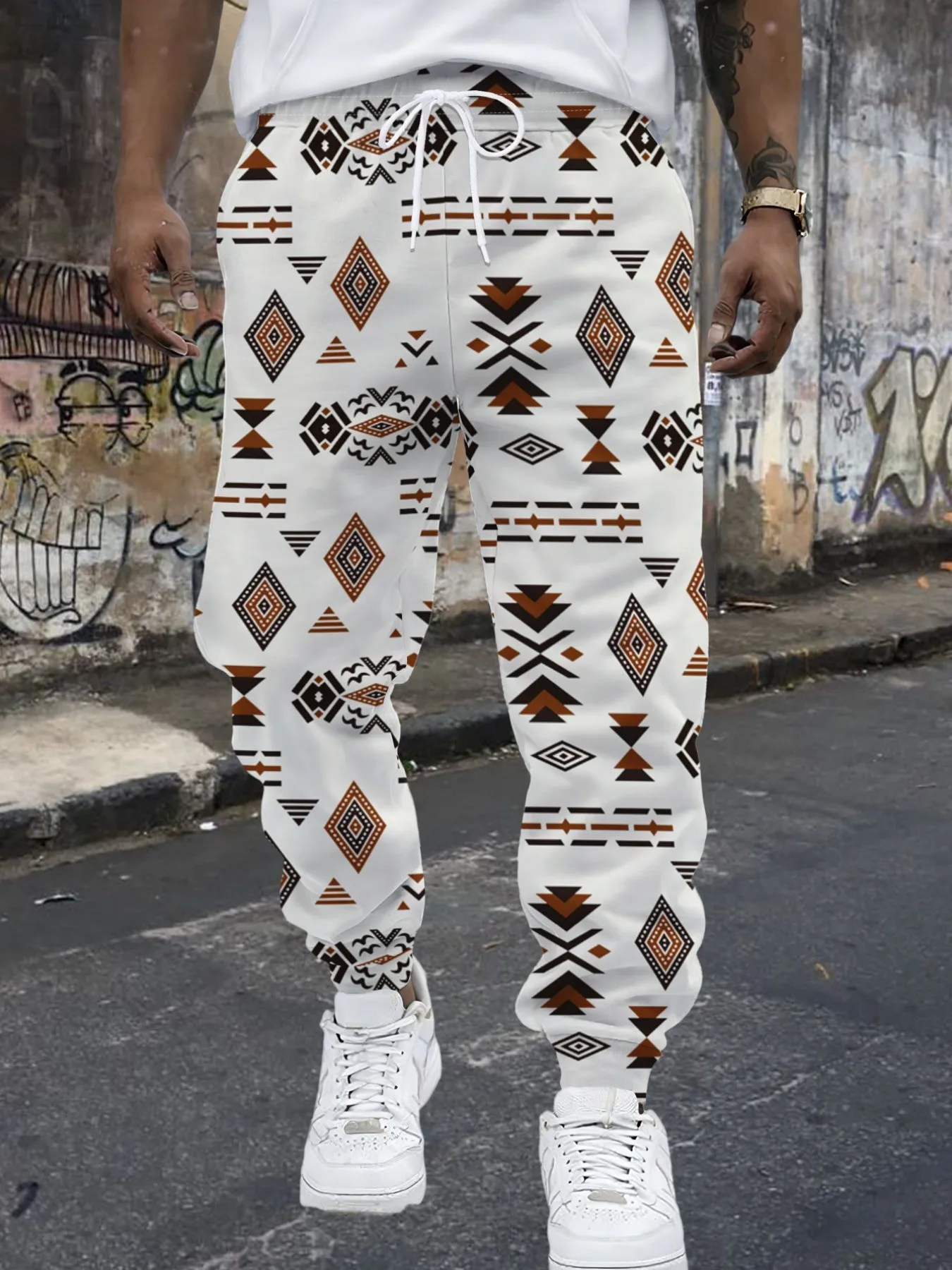 2027 Spring/Summer New Style Street Casual Stylish Simple Soft Comfortable 3D Pattern Printed Men's Casual Pants Y2k Pant