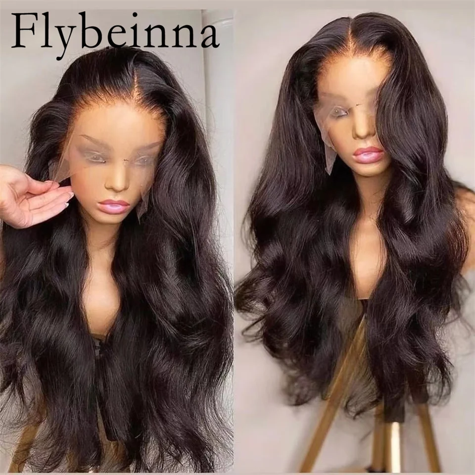 13x6 Human Hair Wigs Body Wave Brazilian Human Hair Wig Long Wavy Natural Wave Hair HD Lace Wig Glueless Preplucked Human Wigs