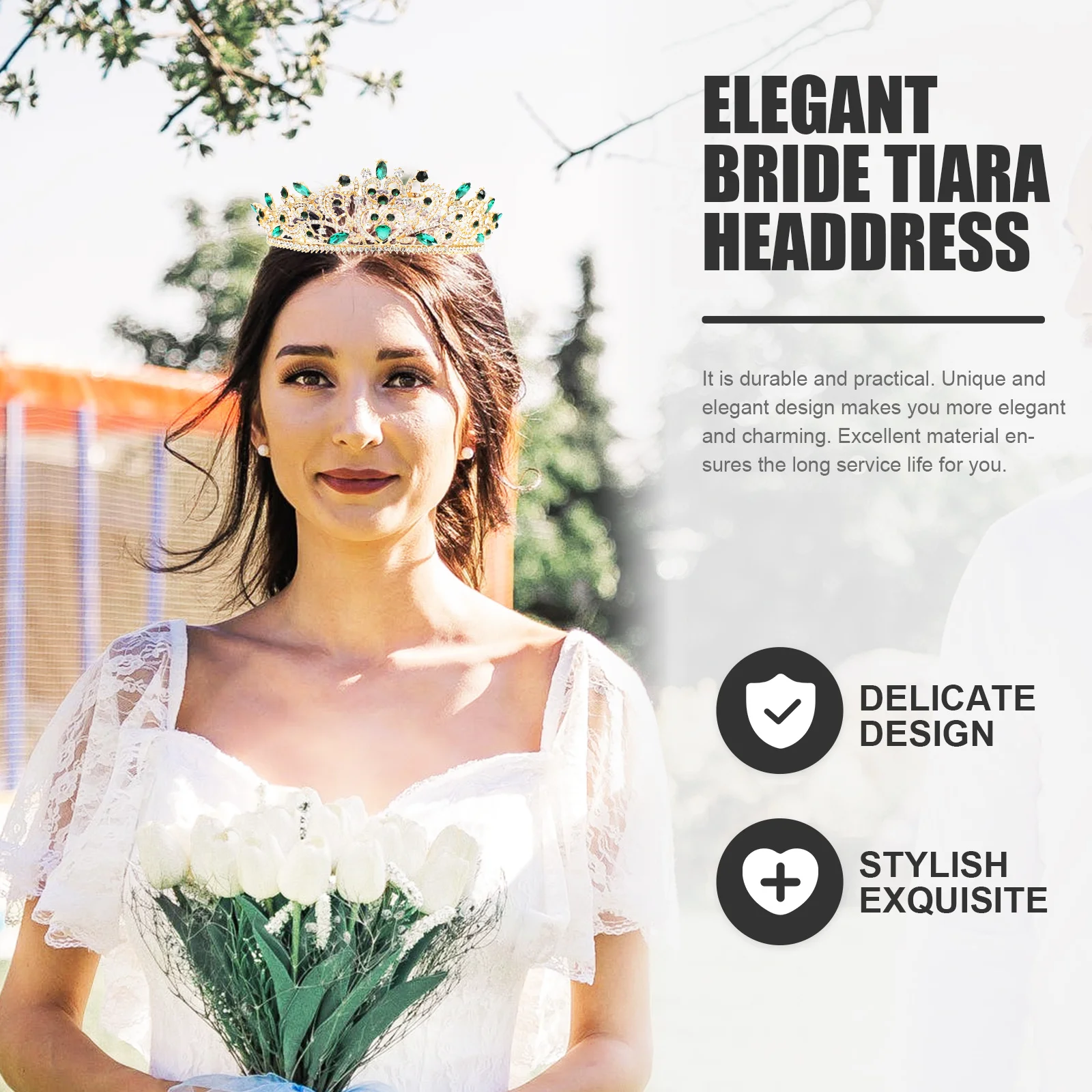 

Элегантная свадебная тиара со стразами, свадебная корона, головной убор невесты, легкая тиара со стразами для женщин, свадебная корона