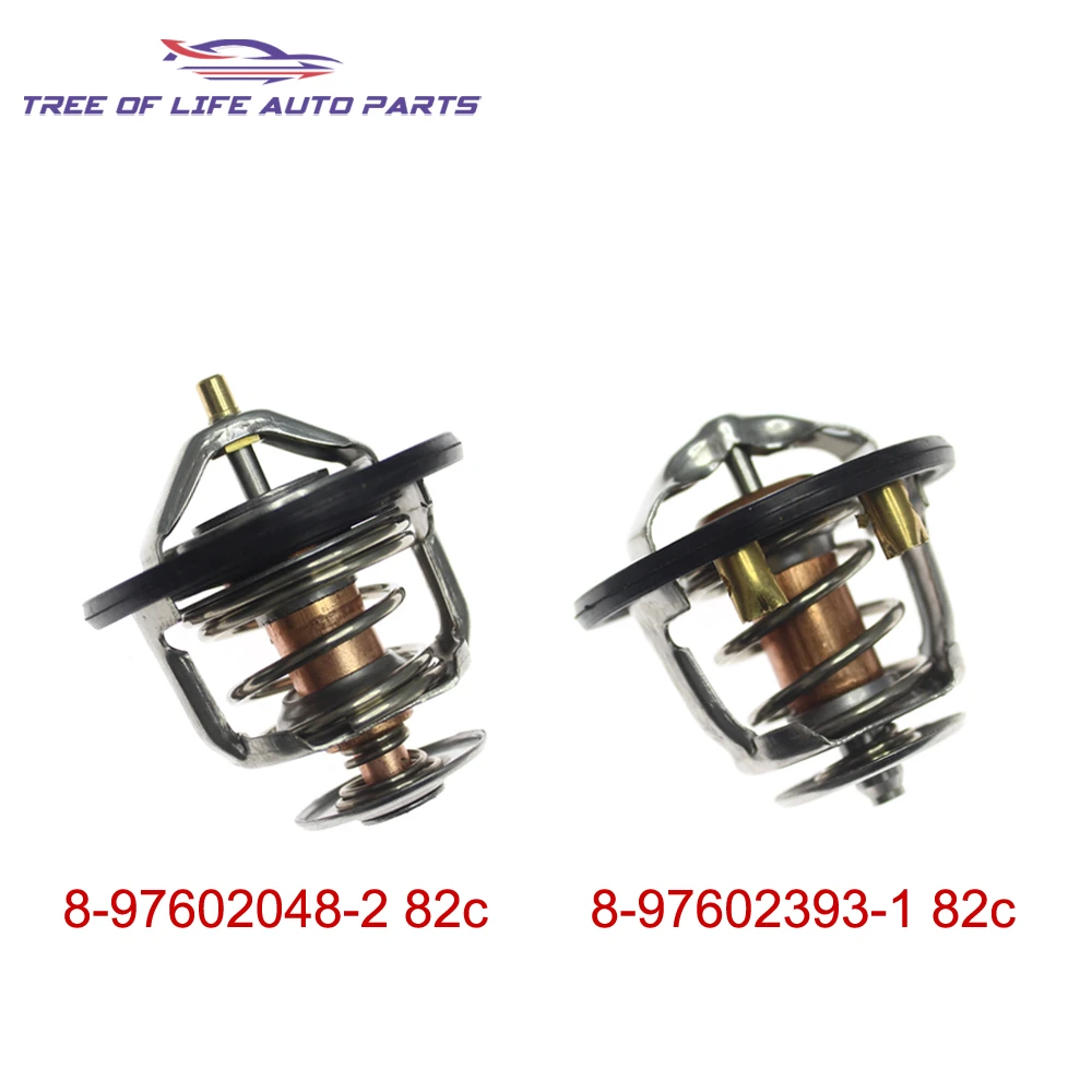 82 ℃ Engine Coolant Thermostat For Hitachi ZX330 ZAX330 ZAX350 ZAX370 ZX350H CX650 Excavator 6HK1 8-97602393-1 8-97602048-1