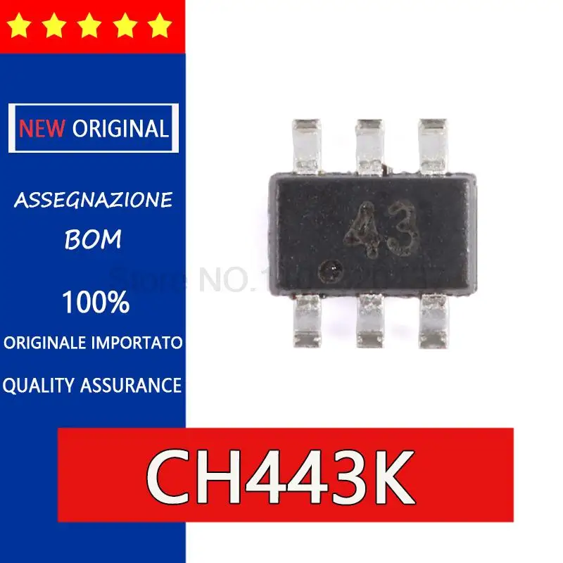 10pcs original CH443K Single pole double throw low resistance analog switch IC chip