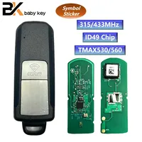 BB Key Remote Control Key for Yamaha TMAX530 TMAX560 T-MAX 530/560 2016-2021 Motorcycle Scooter 315/433MHz ID49 Chip Smart Key