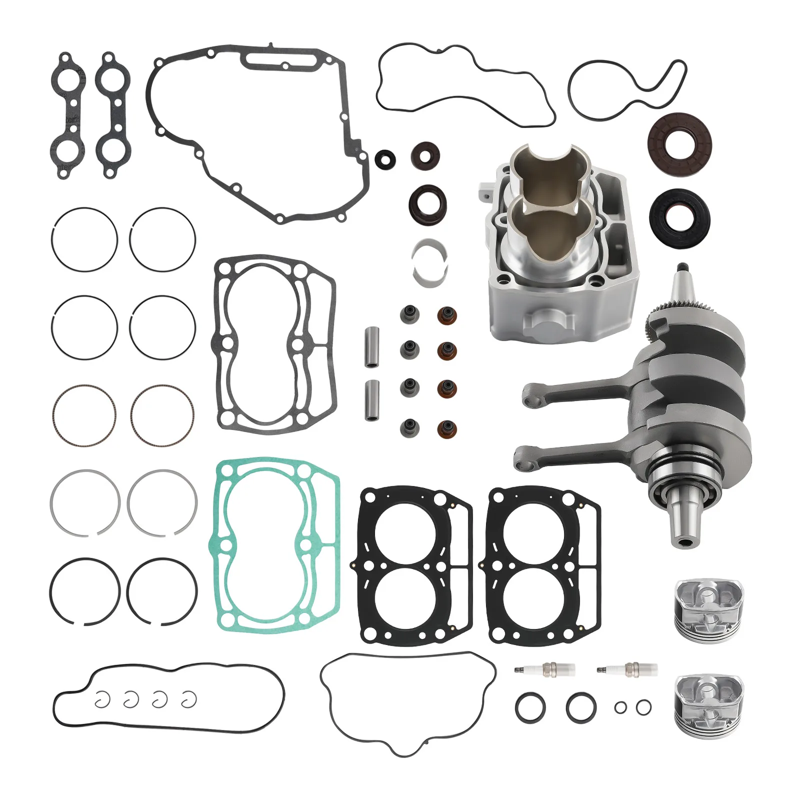 Engine Rebuild Kit w/ Crankshaft & ConRod & Timing Kit FOR HYUNDAI KIA 1.6L