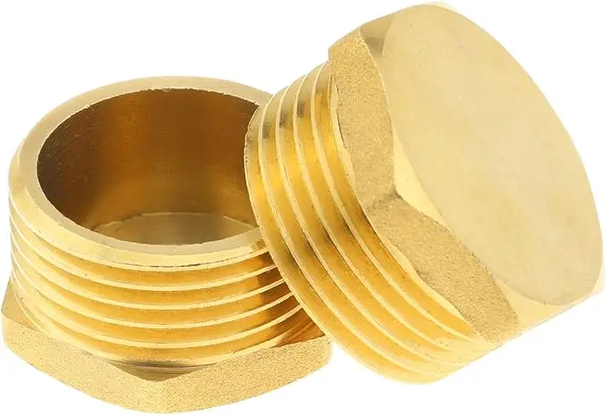 

1/2 ''3/4'' 1 дюйм внутренняя/мужская резьба заглушка трубы медная концевая крышка водопроводной трубы сантехнический фитинг