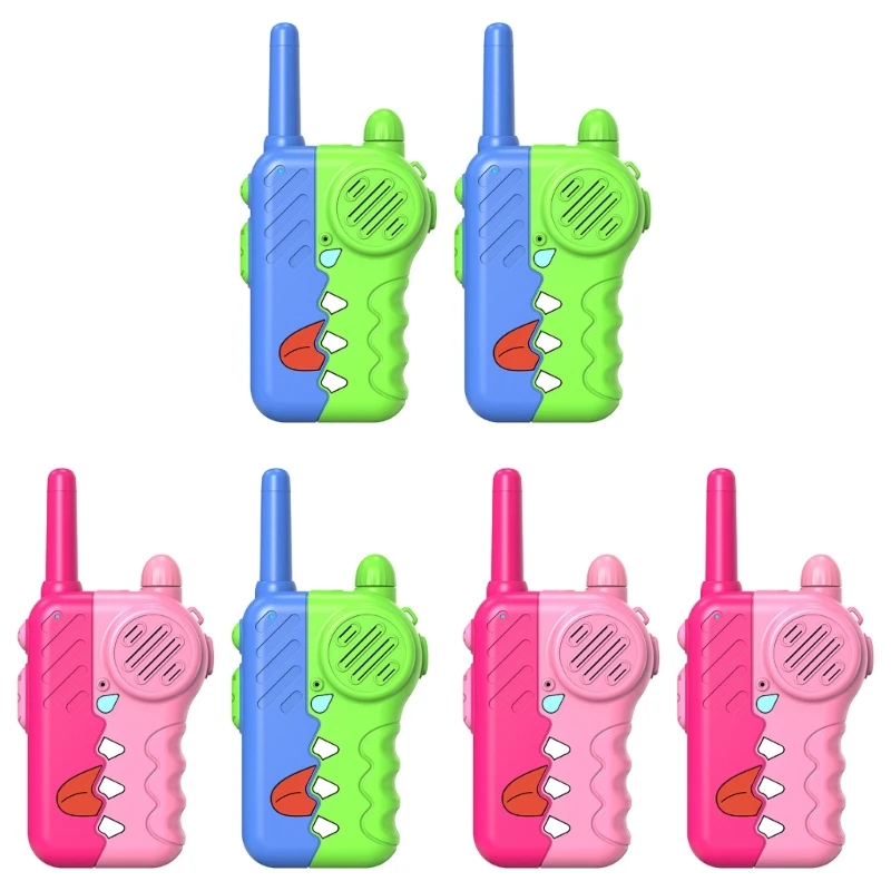 Dispositivo comunicación para niños, Walkie Talkie juguete para acampar, fácil usar con rangos largos, promueve e