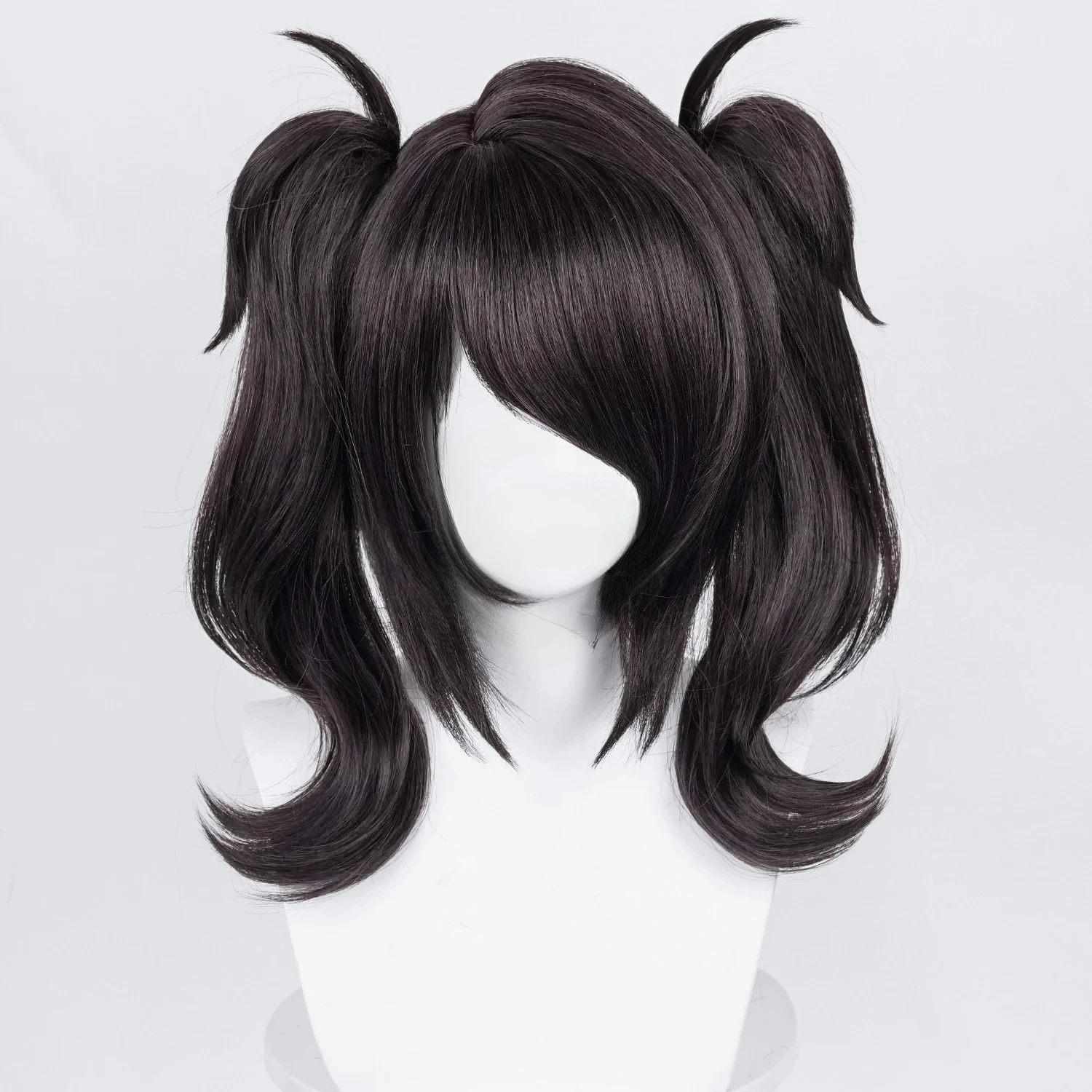 Game Ame Angel-chan Cosplay Wig Short Black Wig Heat Resistant Synthetic Hair OMG Kawaii Angel Ame-chan Anime Wigs