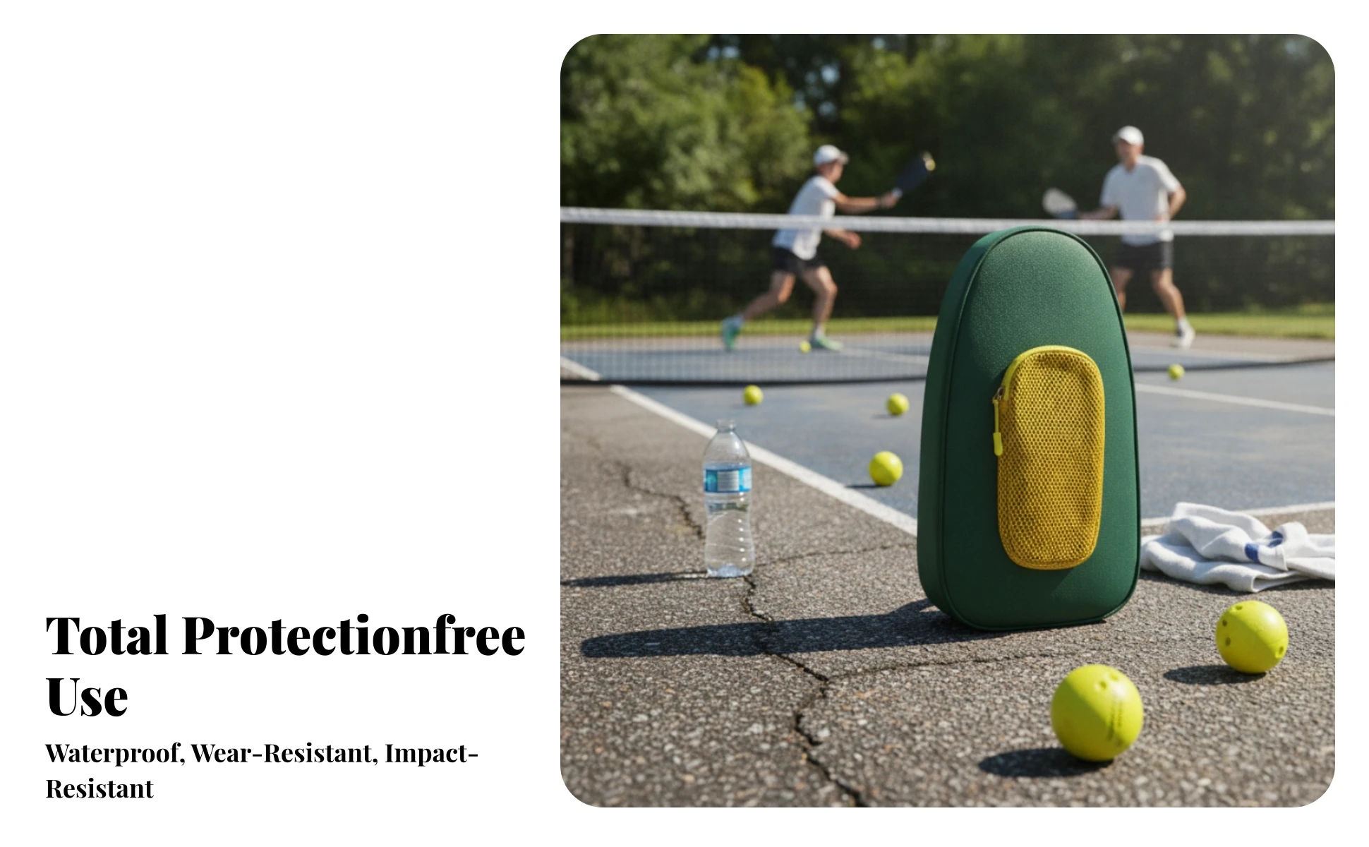 Waterproof Pickleball Storage Backpack Long-Lasting Athletic Carrier Pickleball Backpack Sports Pack Anti-Scratch