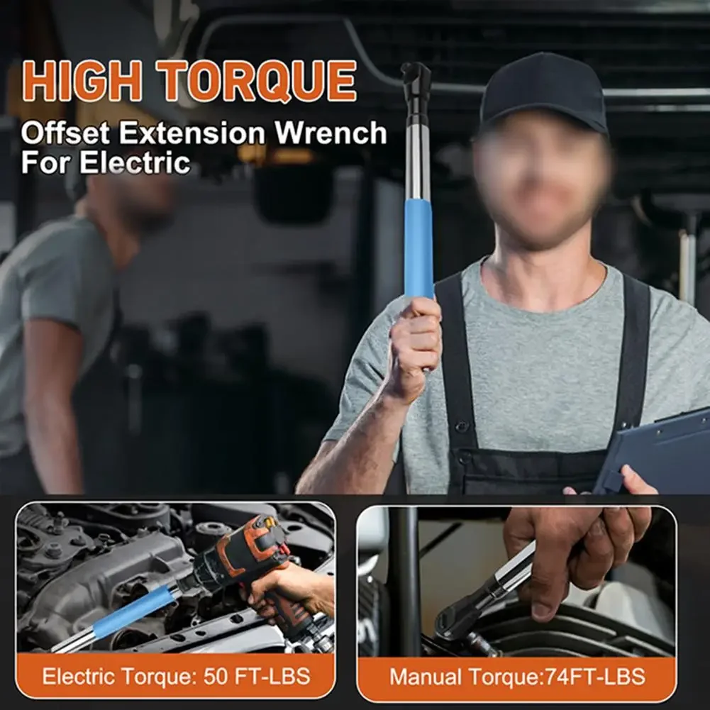 

1-piece Wrench Extender With Non-slip Handle, 1/2-inch High Torque Wrench Extender Tool Accessories Wrench Extender Tools