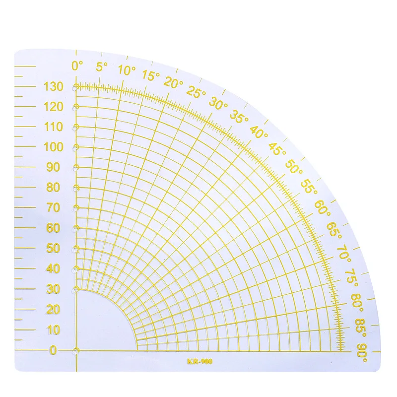 Plastic Sector Patchwork Ruler Cutting Ruler Measuring, Drawing Tools DIY Sewing And Quilting