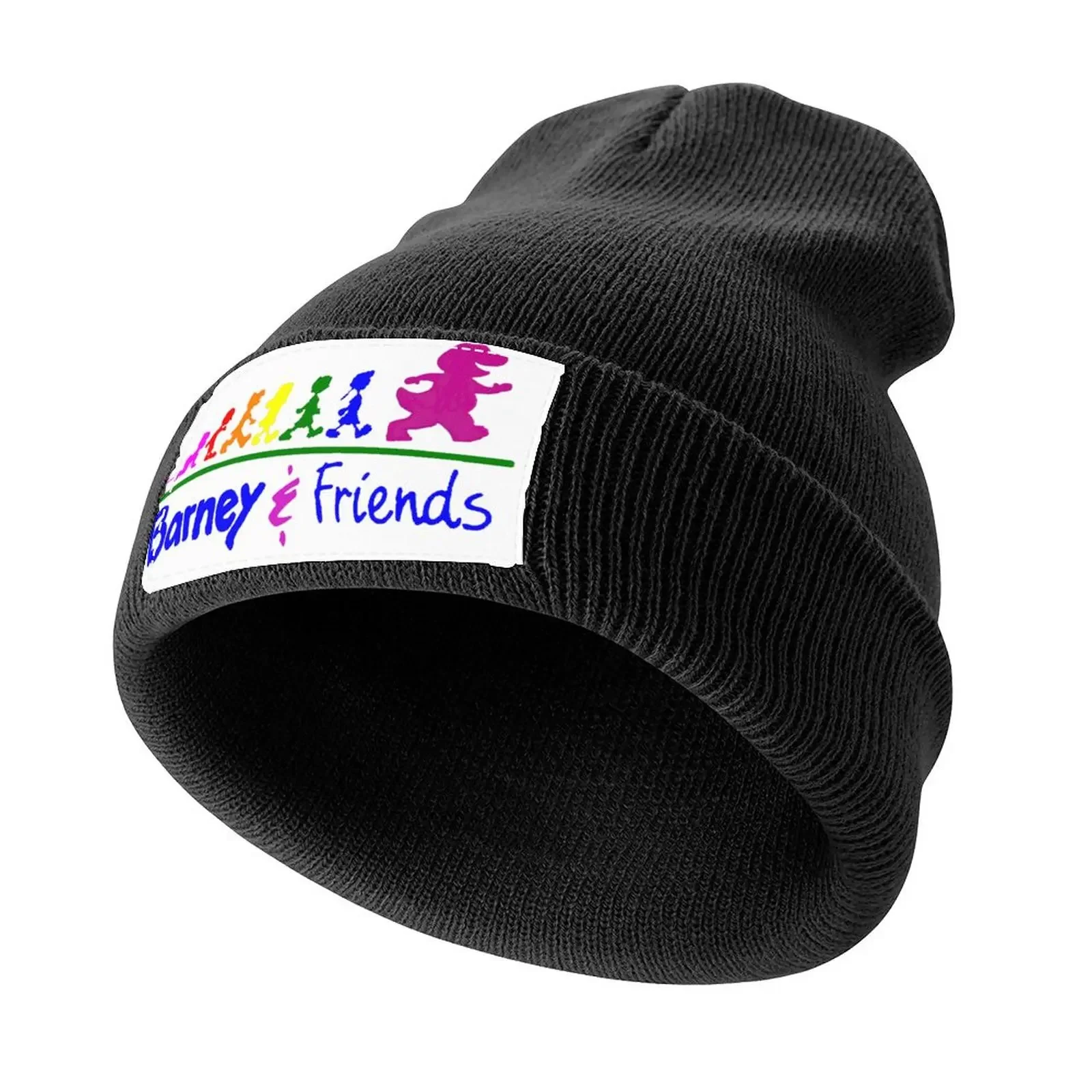 

Barney and Friends Knitted Cap Visor party Hat New In Hat Christmas Hat Man Women's