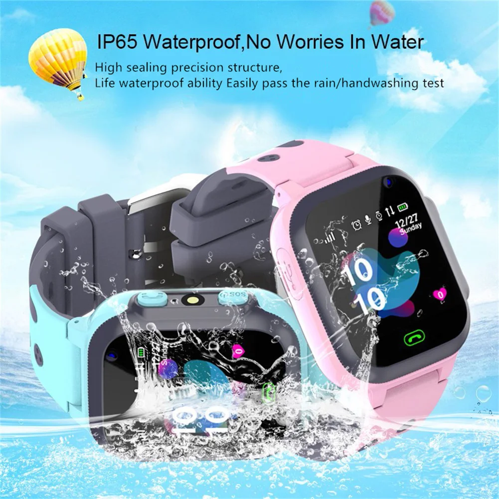 S1 Kids Smart Watch Sim Card Call Smartphone With Light Touch-screen Waterproof Watches English Version